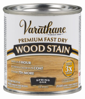 RUST-OLEUM CORP, Varathane Premium Fast Dry Semi-Transparent Spring Oak Wood Stain 0.5 pt. (Pack of 4)