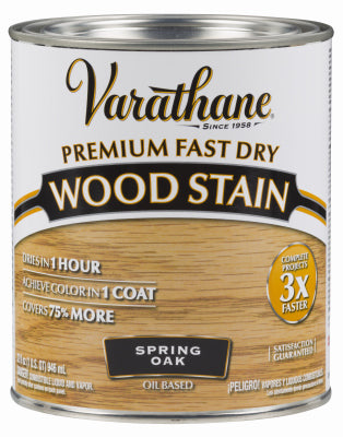 RUST-OLEUM CORP, Varathane Premium Fast Dry Semi-Transparent Spring Oak Wood Stain 1 qt. (Pack of 2)