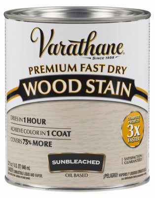 RUST-OLEUM CORP, Varathane Premium Fast Dry Semi-Transparent Sunbleached Wood Stain 1 qt. (Pack of 2)