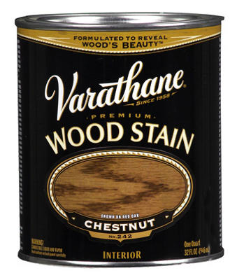 RUST-OLEUM CORP, Varathane Semi-Transparent Chestnut Oil-Based Urethane Modified Alkyd Wood Stain 1 qt