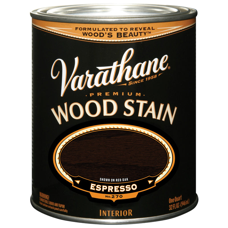 RUST-OLEUM CORP, Varathane Semi-Transparent Espresso Oil-Based Urethane Modified Alkyd Wood Stain 1 qt