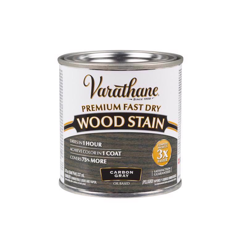 RUST-OLEUM CORP, Varathane Semi-Transparent Gloss Carbon Gray Oil-Based Urethane Modified Alkyd Fast Dry Wood Stain 0