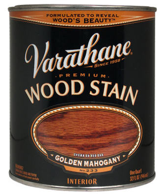 RUST-OLEUM CORP, Varathane Semi-Transparent Golden Mahogany Oil-Based Urethane Modified Alkyd Wood Stain 1 qt