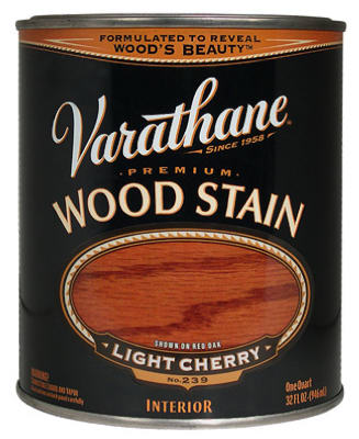 RUST-OLEUM CORP, Varathane Semi-Transparent Light Cherry Oil-Based Urethane Modified Alkyd Wood Stain 0.5 pt