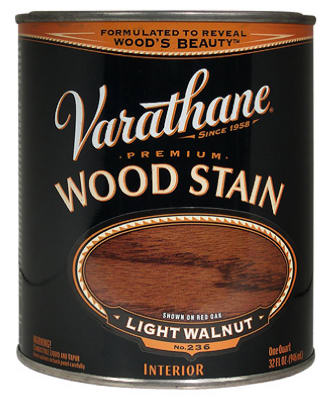 RUST-OLEUM CORP, Varathane Semi-Transparent Light Walnut Oil-Based Urethane Modified Alkyd Wood Stain 1 qt