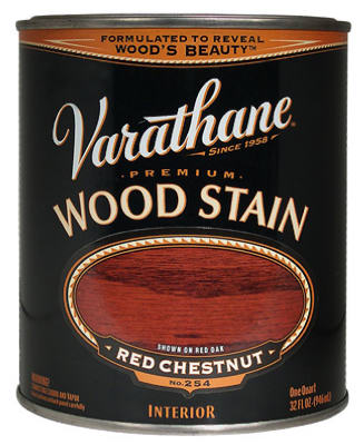 RUST-OLEUM CORP, Varathane Semi-Transparent Red Chestnut Oil-Based Urethane Modified Alkyd Wood Stain 1 qt