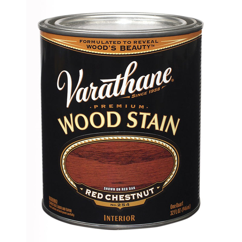 RUST-OLEUM CORP, Varathane Semi-Transparent Red Chestnut Oil-Based Urethane Modified Alkyd Wood Stain 1 qt