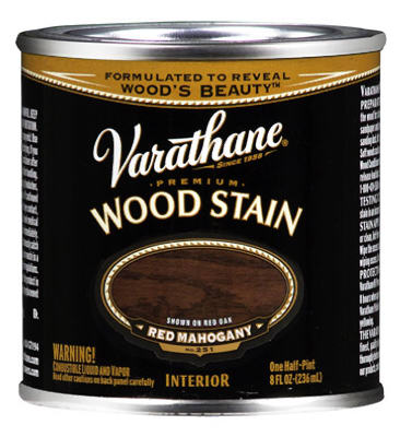 RUST-OLEUM CORP, Varathane Semi-Transparent Red Mahogany Oil-Based Urethane Modified Alkyd Wood Stain 0.5 pt