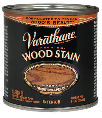 RUST-OLEUM CORP, Varathane Semi-Transparent Traditional Pecan Oil-Based Urethane Modified Alkyd Wood Stain 0.5 pt