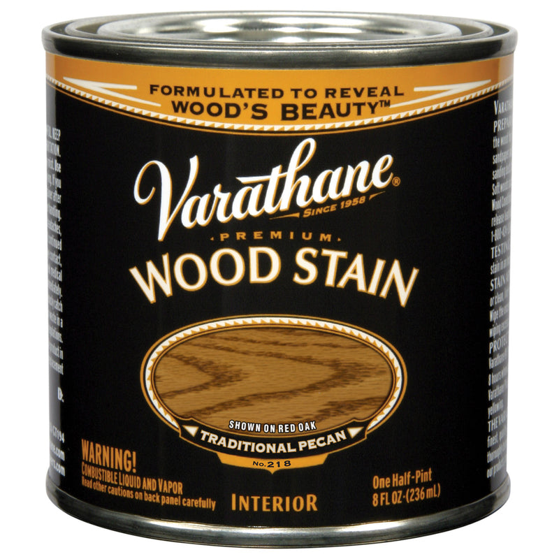 RUST-OLEUM CORP, Varathane Semi-Transparent Traditional Pecan Oil-Based Urethane Modified Alkyd Wood Stain 0.5 pt