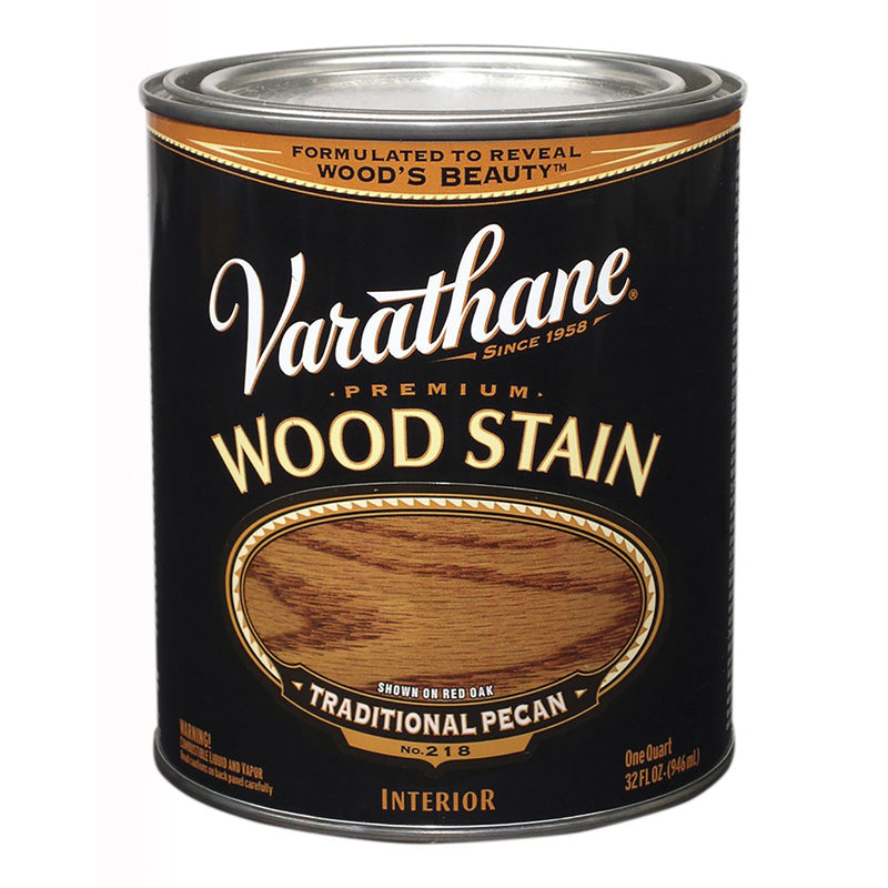 RUST-OLEUM CORP, Varathane Semi-Transparent Traditional Pecan Oil-Based Urethane Modified Alkyd Wood Stain 1 qt