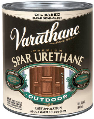 Rust-Oleum, Varathane Spar Urethane Exterior Exterior Satin Clear 1 Pt Low Voc