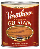 RUST-OLEUM CORP, Varathane Transparent Traditional Cherry Oil-Based Linseed Oil Modified Alkyd Gel Stain 1 qt (Pack of 2)