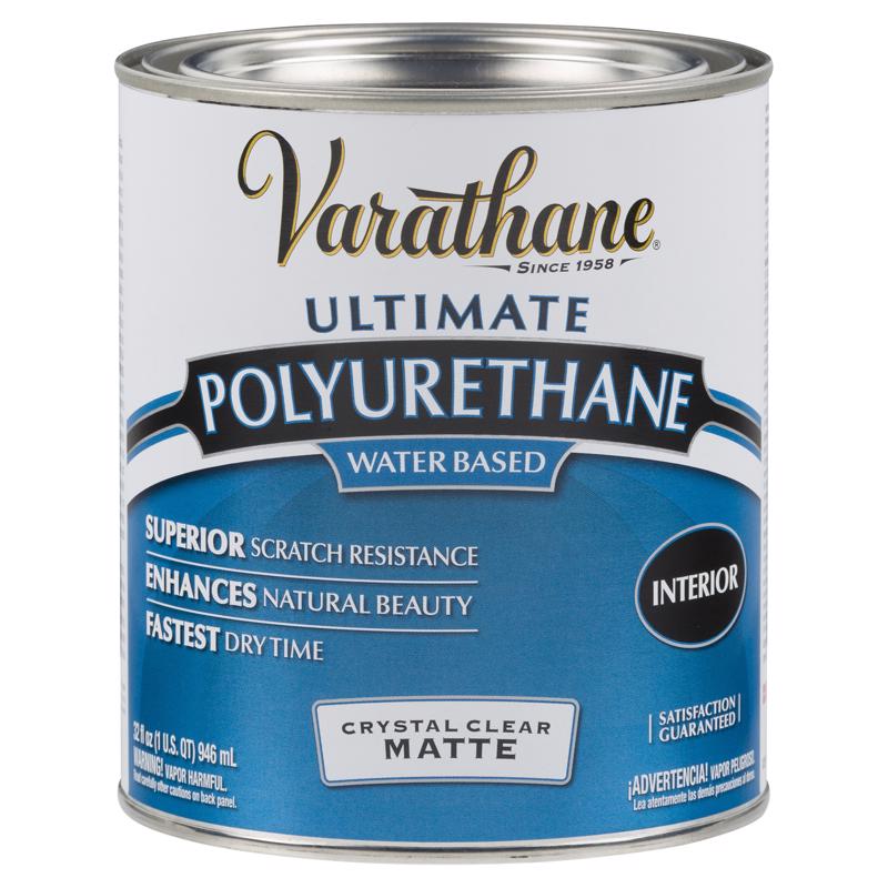 RUST-OLEUM CORP, Varathane Ultimate Transparent Matte Crystal Clear Stain 1 qt. (Pack of 2)