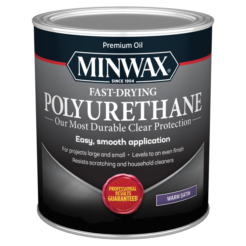 MINWAX, Varnish Poly Qt Sat Minw (Case Of 4)