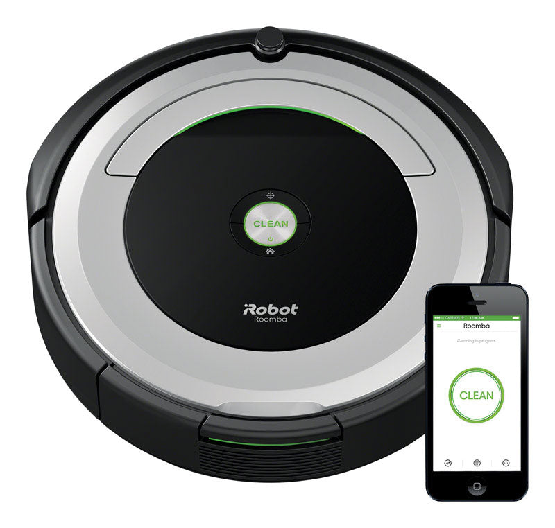 iROBOT CORP, iRobot  Roomba  Bagless  Cordless  Robotic Vacuum  1.8 amps Silver  AeroVac